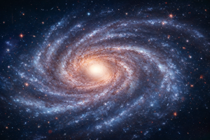 4K Spiral Galaxy Wallpaper - Cosmic Nebula Space Background for Desktop and Mobile
