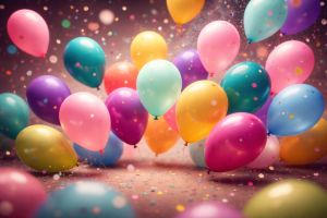 Colorful Balloons Celebration 4K Desktop Background Free Download No Watermark