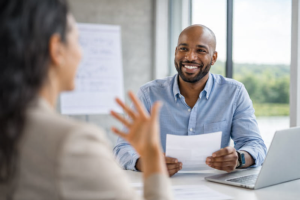 Professional Meeting Desktop Wallpaper