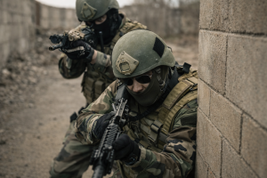 Soldiers in Action Military Wallpaper