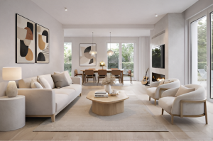 Modern Living Room Wallpaper