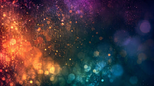 Cosmic Glow Abstract Background Space Wallpaper