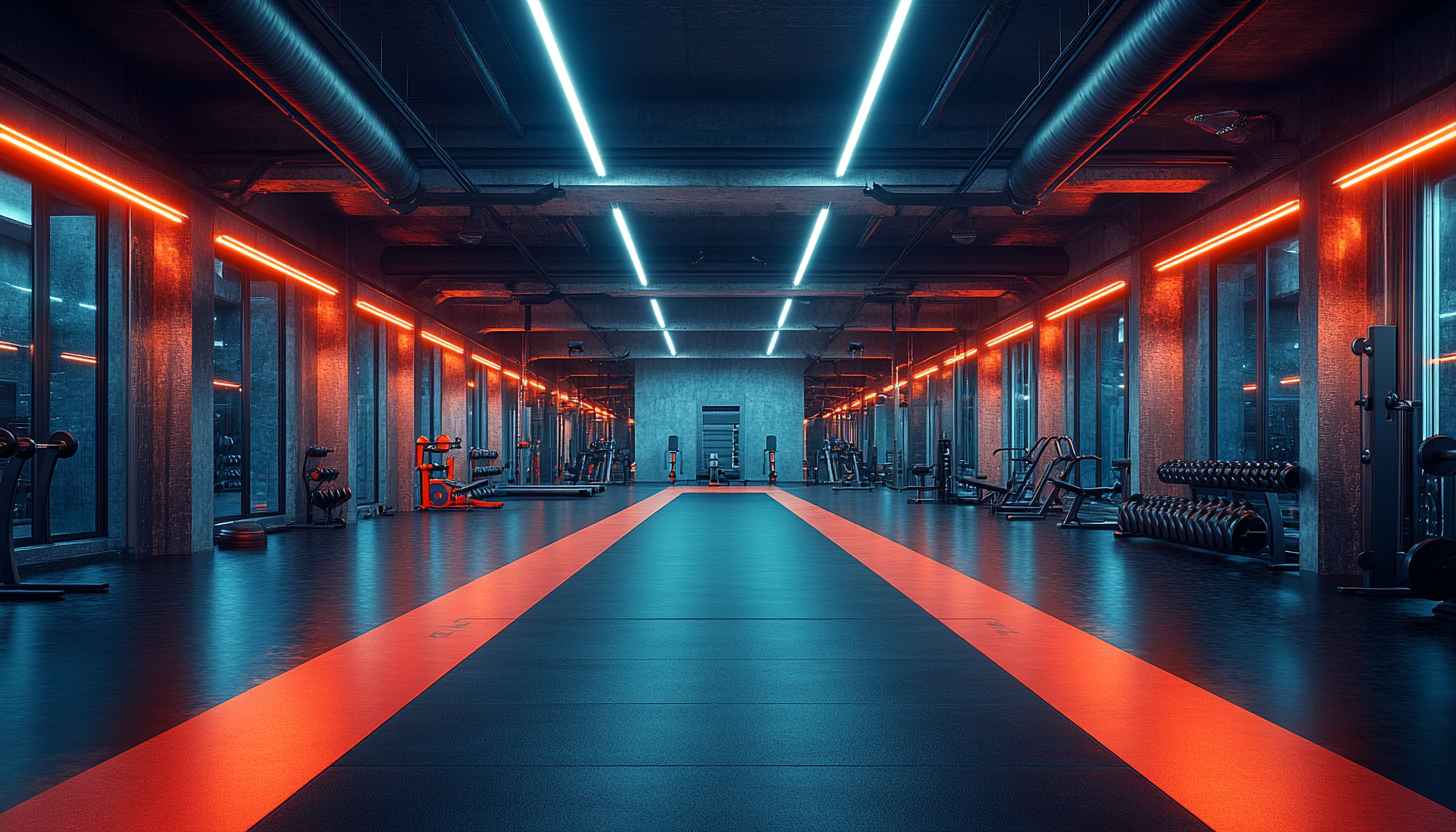 Gym Wallpaper: Modern Fitness Center, 4K, Desktop & Laptop Background