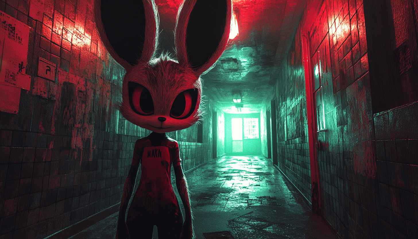 Horror Rabbit And Turtle Creepy Rabbit Wallpaper, Horror Theme Wallpaper, Scary Cartoon ...