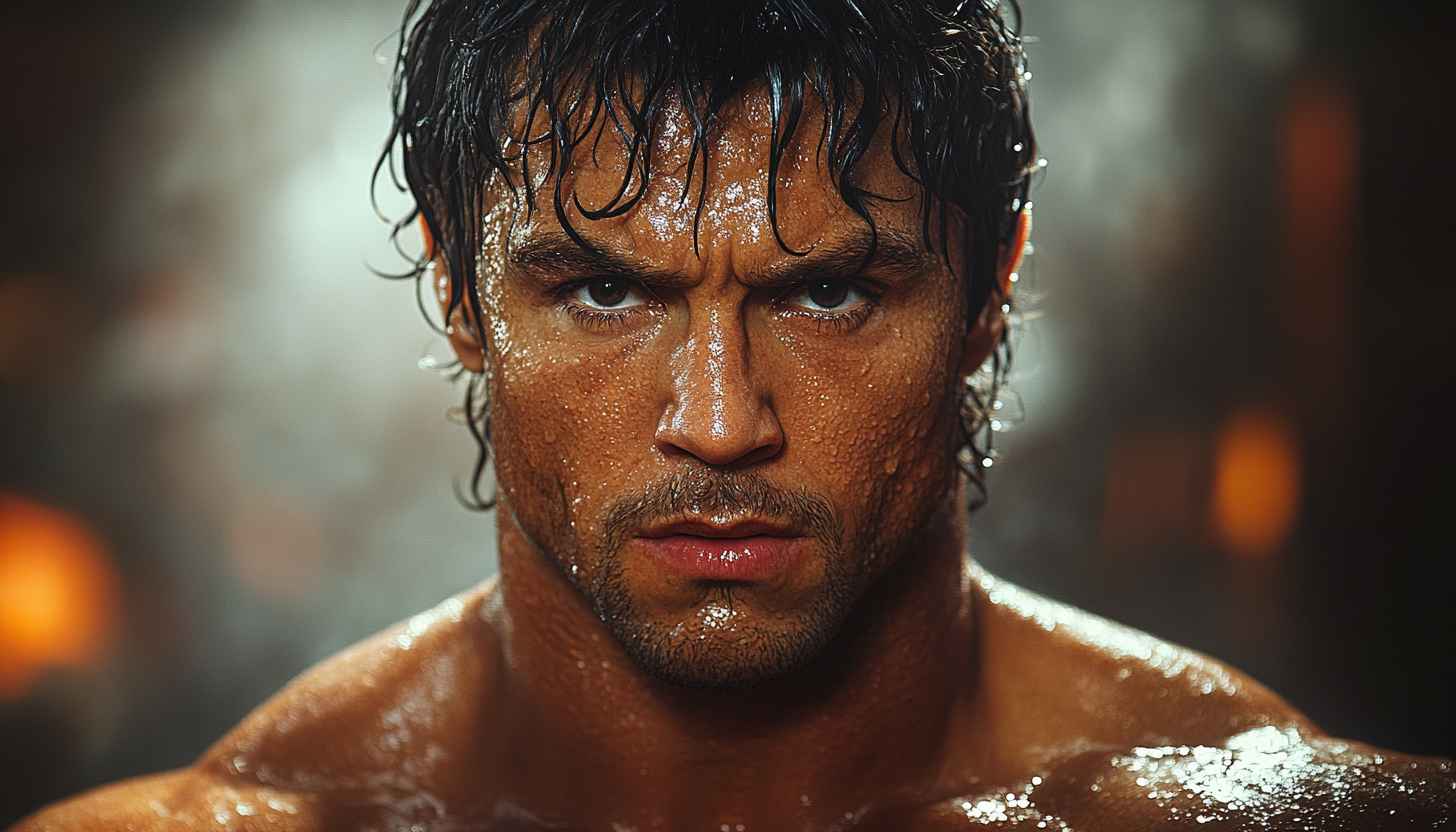 Muscular man wallpaper, Fitness model wallpaper, Bodybuilding wallpaper, 4k wallpaper