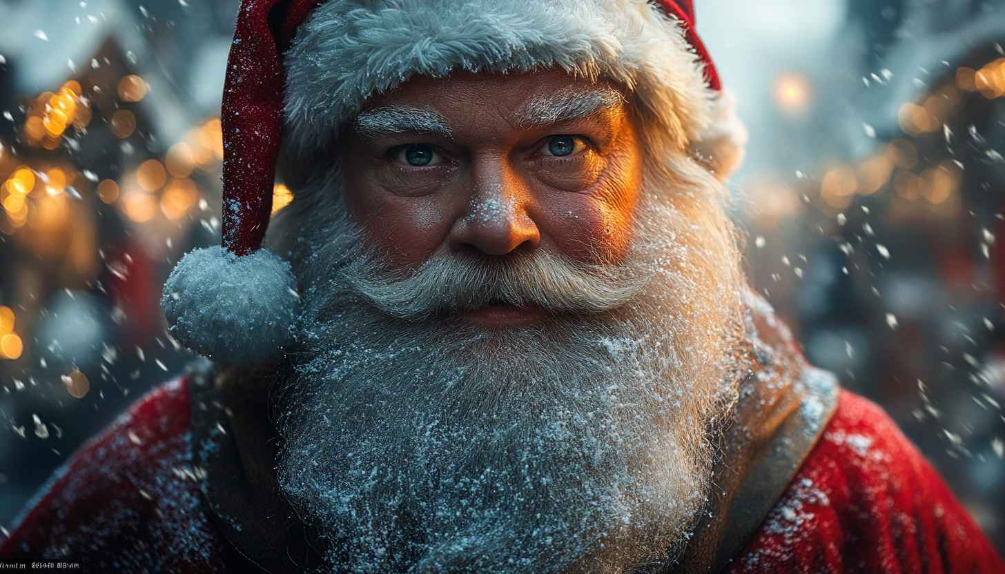 Santa Claus Wallpaper, Christmas Wallpaper, Festive Season Desktop Background