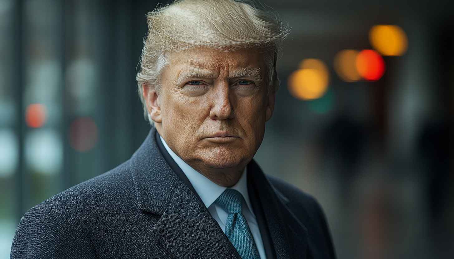 Donald Trump Wallpaper Portrait - Political Figure Desktop Background