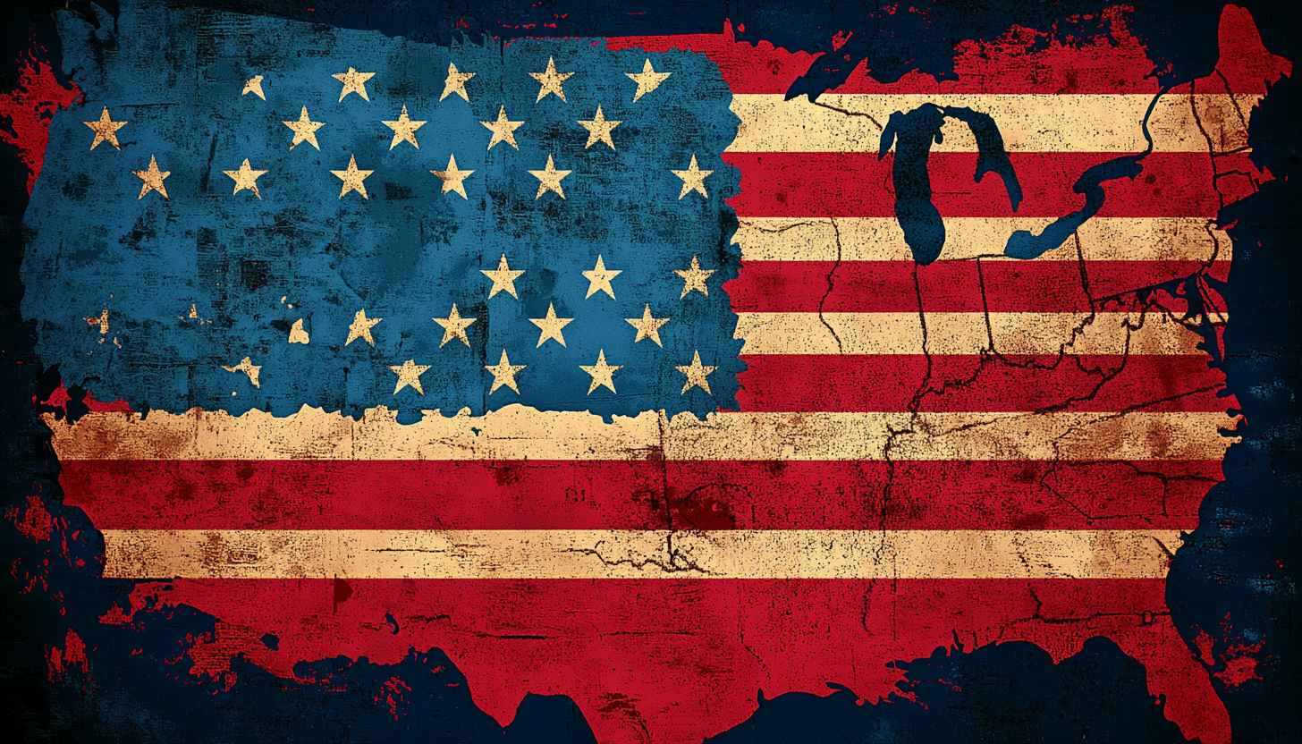 Grunge American Flag Wallpaper for Desktop, Laptop, and Mobile