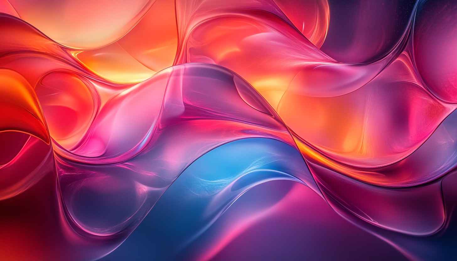 Abstract Liquid Colorful Gradient Wave Wallpaper for Desktop and Laptop