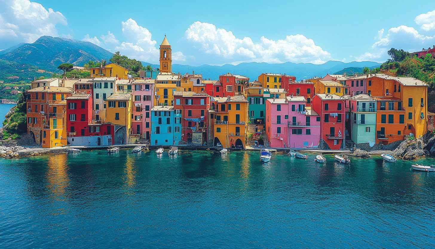 Colorful Vernazza Wallpaper, Italy, Cinque Terre, Travel Wallpaper, 4k