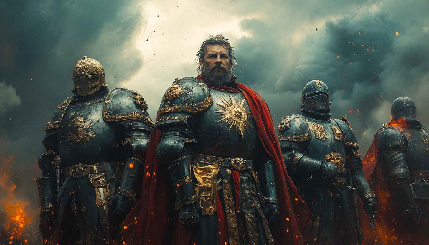 Epic Knight Wallpaper: Medieval Armor Fantasy 4K Wallpaper - Free Img