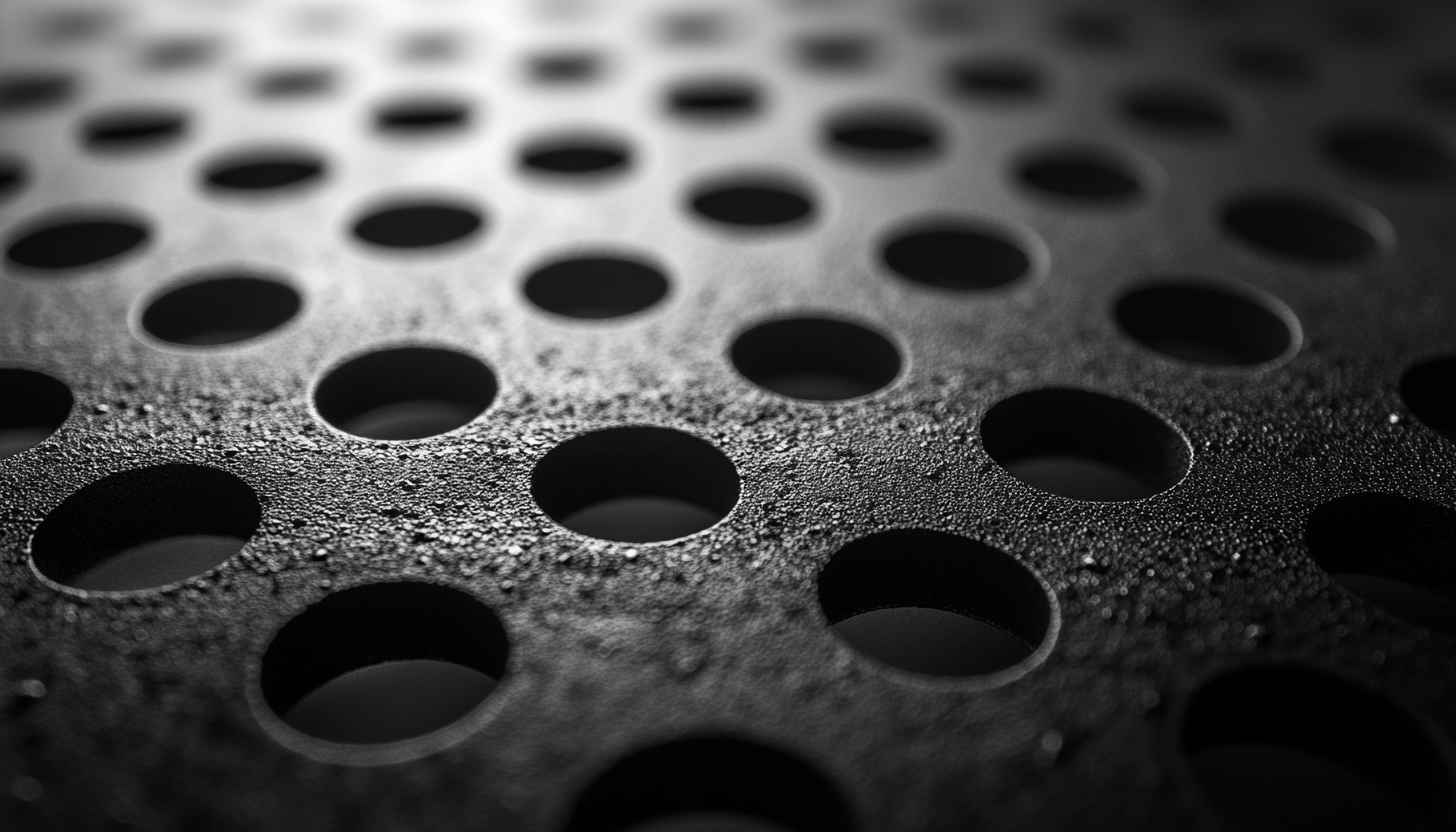 Black and White Hole Texture Wallpaper For Desktop and Laptop