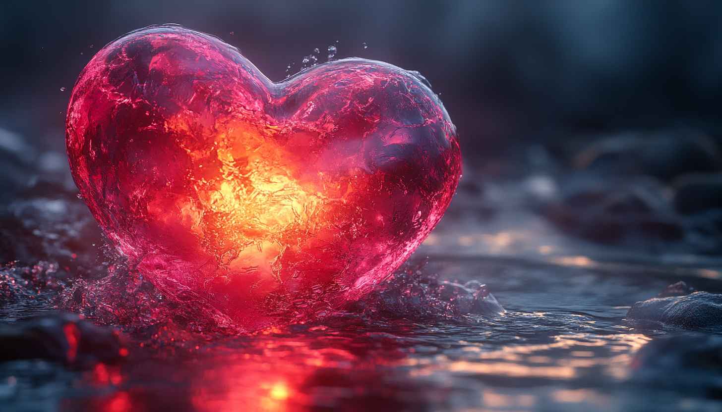 Red Heart Wallpaper, Valentine's Day Background, Love Heart Images