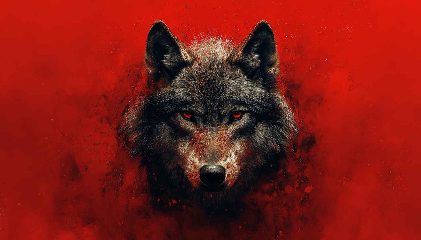 Red Wolf Wallpaper 4k, Wolf Backgrounds, Animal Desktop Wallpaper