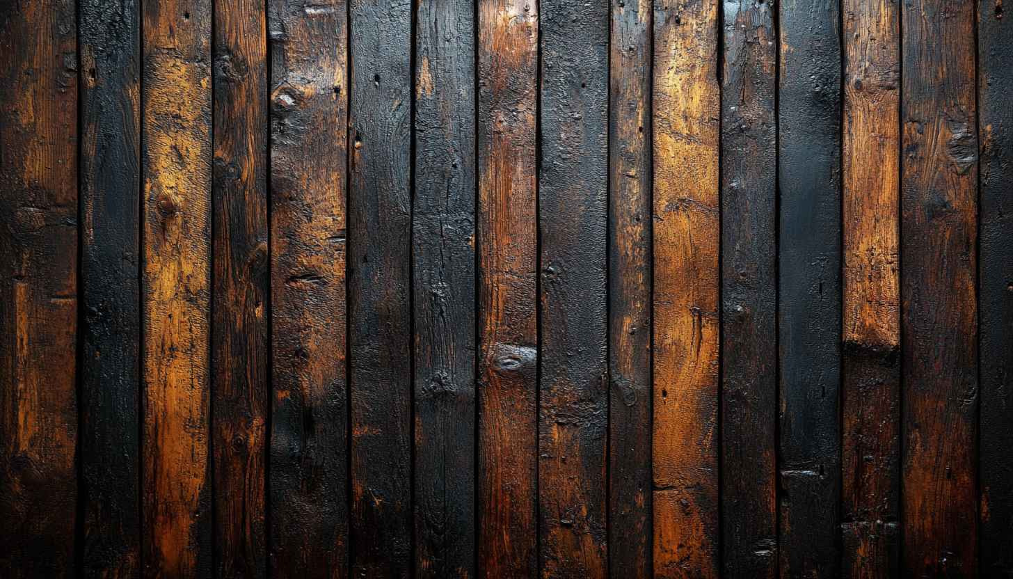 Dark Wood Texture Wallpaper: Rustic Panels for Desktop & Mobile
