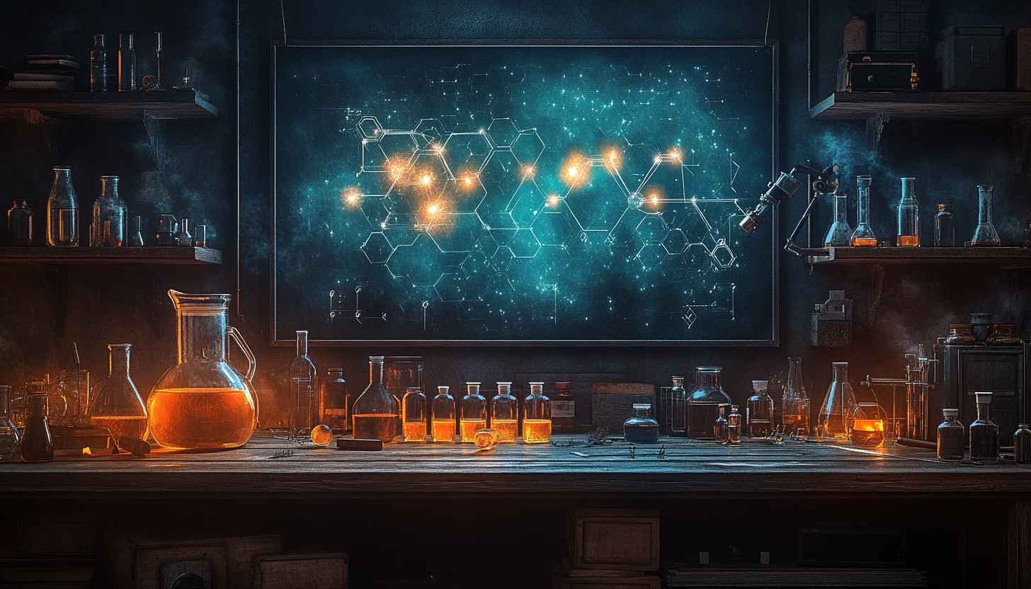 Science Lab 4K Desktop Wallpaper Chemistry Experiment Background Images
