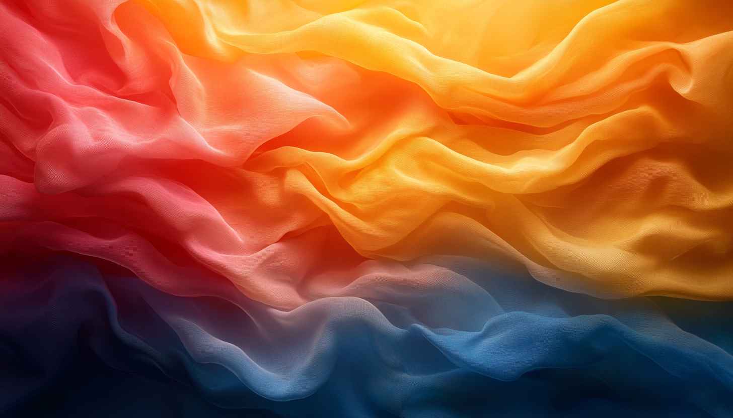 Colorful Abstract Silk Fabric Texture 4K Desktop Mobile Wallpaper