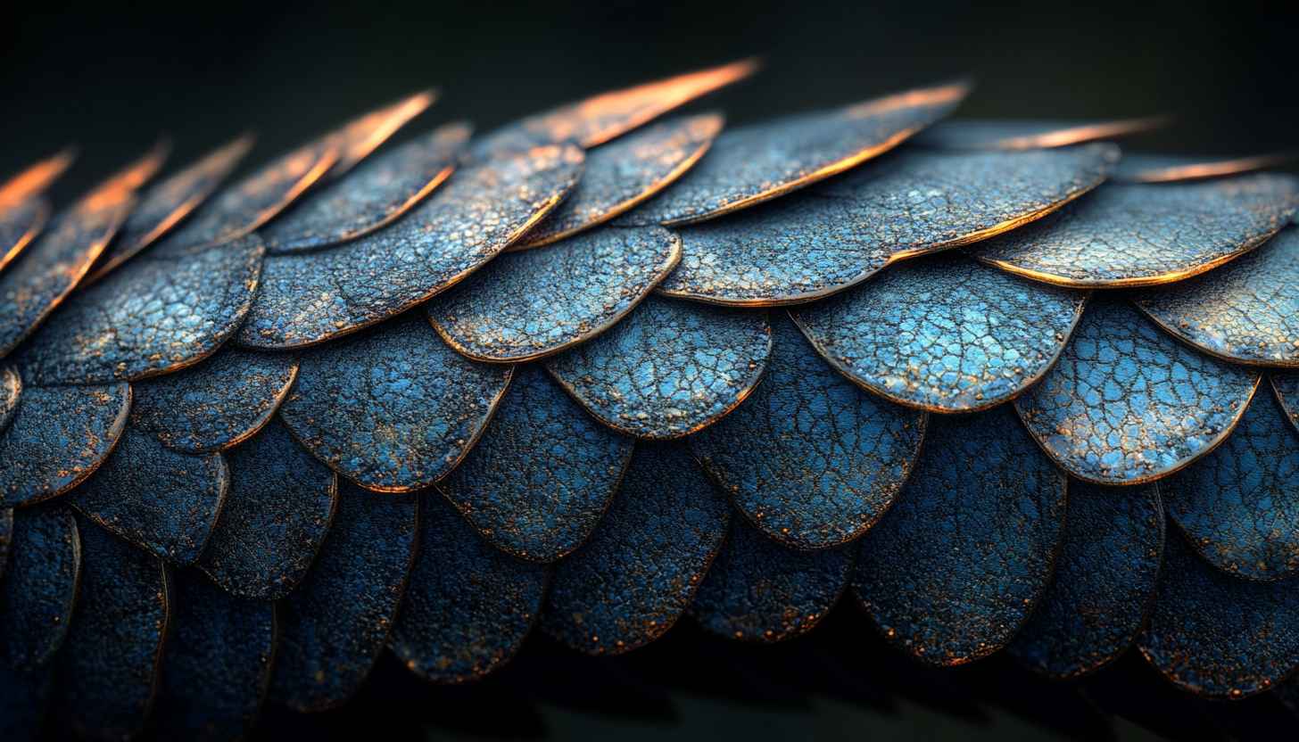 Blue Dragon Scale Texture 4K Wallpaper Desktop Backgrounds Free - Free Img