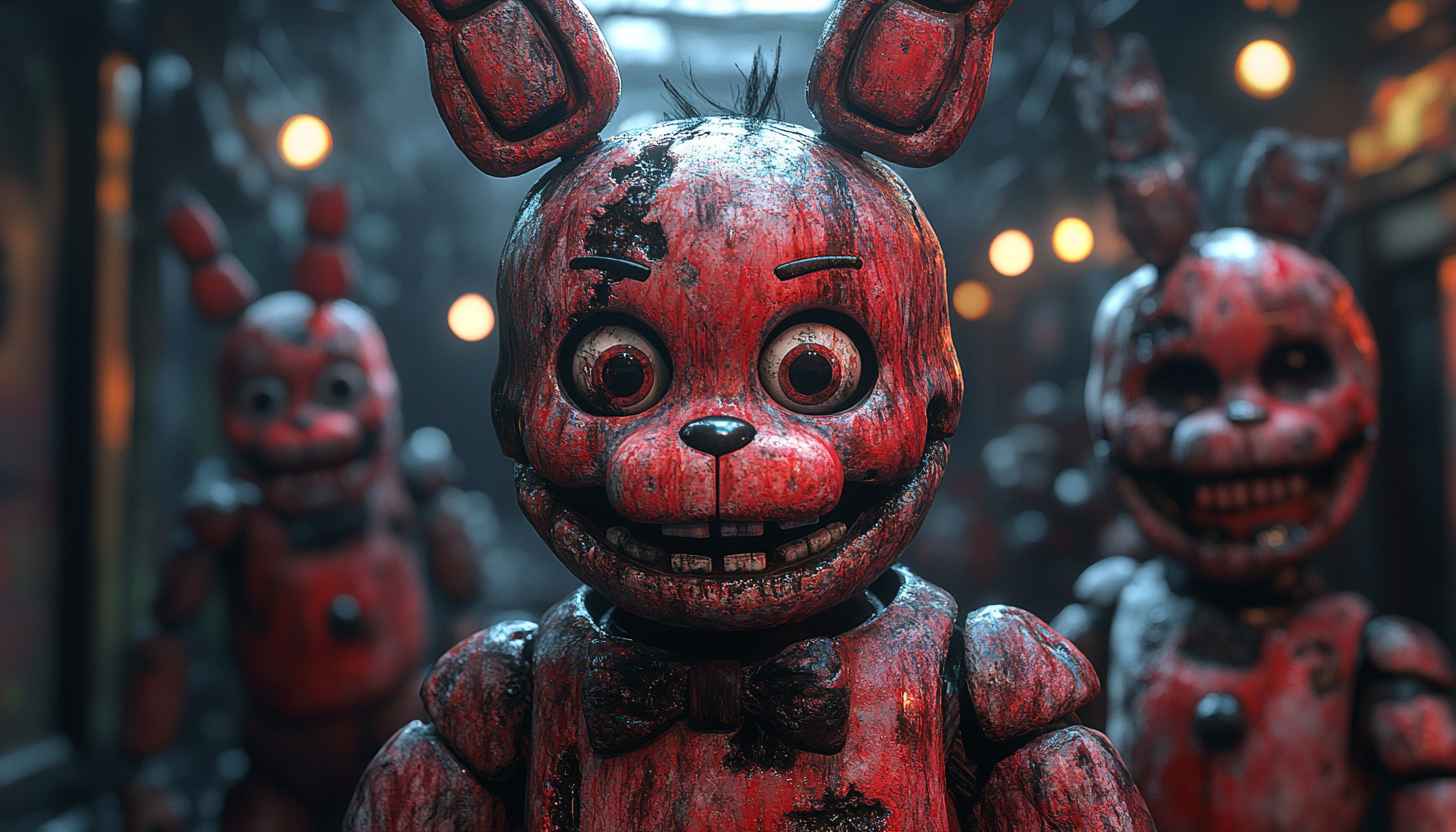 Five Nights at Freddy's Scary Rabbit Mobile Wallpaper - Free Img