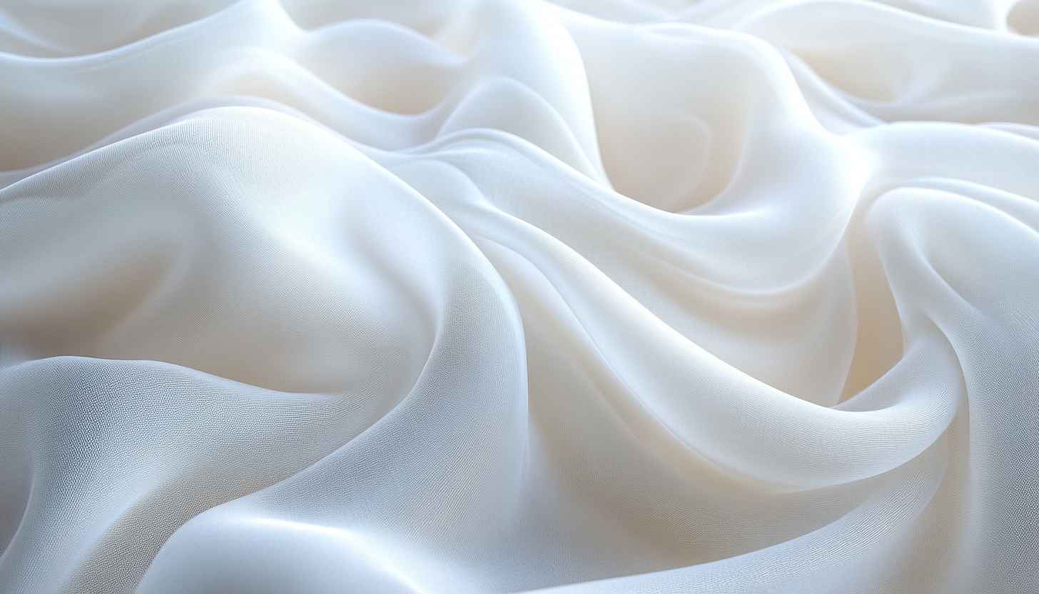 Elegant White Silk Fabric Texture 4K Desktop Background Wallpaper