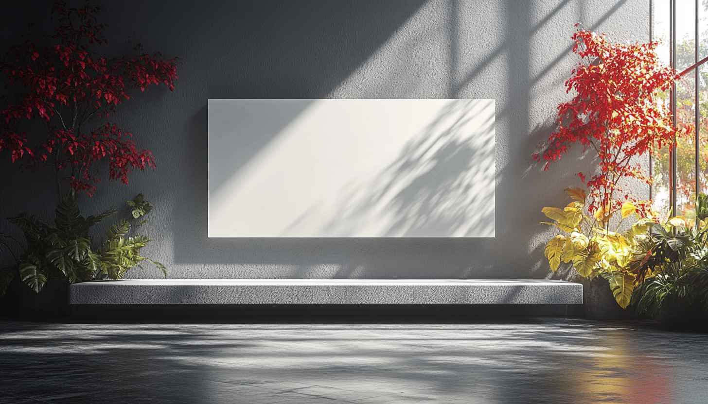 Indoor Plants With Whiteboard Aesthetic 4K Desktop Wallpaper