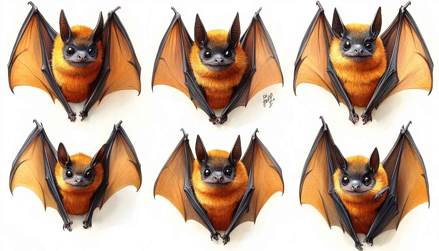 Cute Bat Art Pattern Mobile Background Halloween Wallpaper Aesthetic 4K