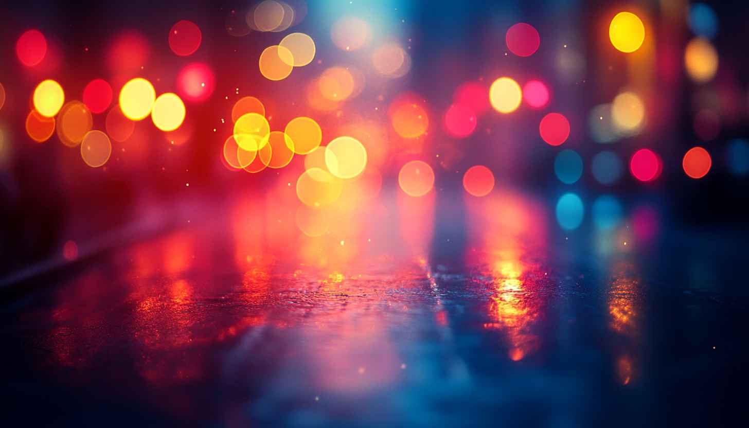 Bokeh Lights Background, Colorful Bokeh Wallpaper for Desktop and Mobile