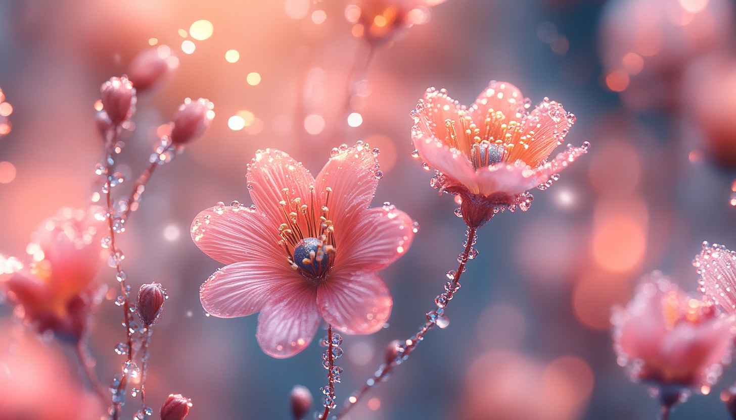 Pink Spring Flowers Wallpaper Free Mobile Background Aesthetic Bloom