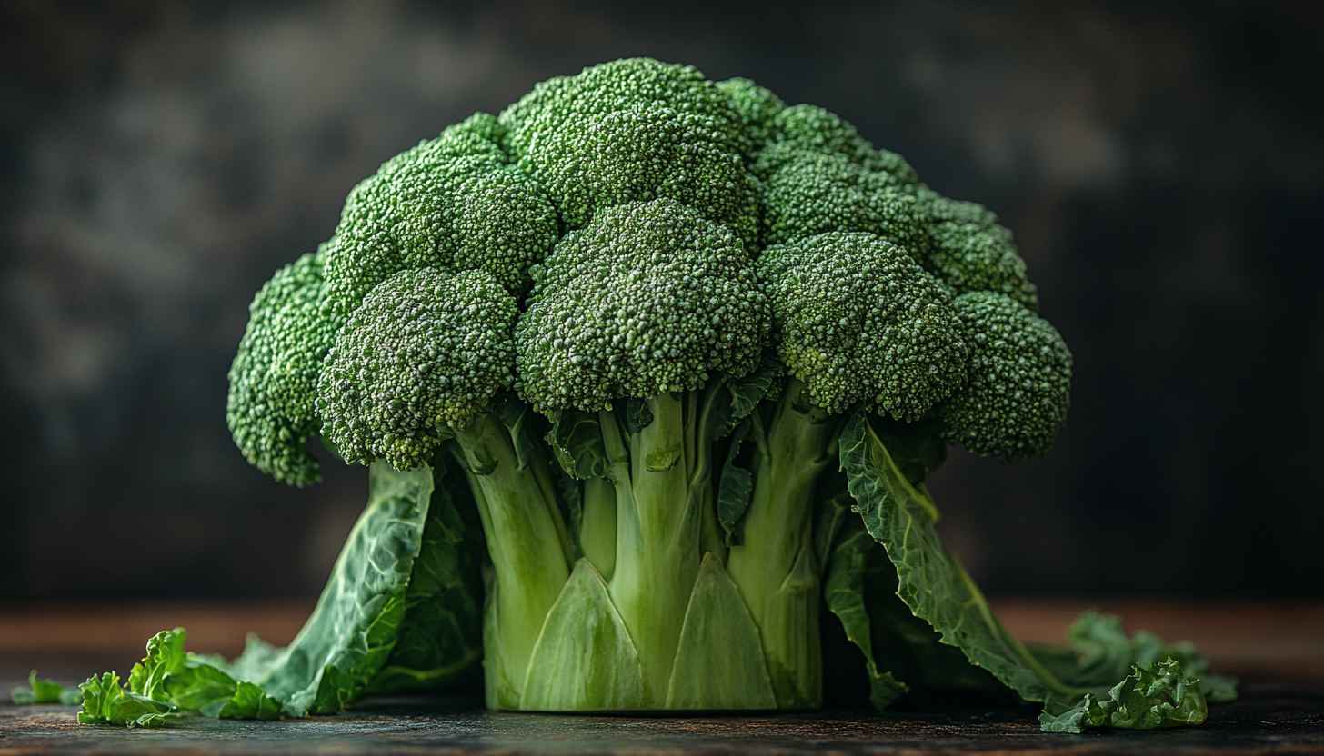 Fresh Green Broccoli HD Vegetable Background Wallpaper Image for Desktop