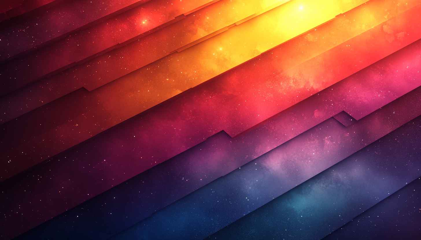 Colorful Cosmic Layers 4K Wallpaper for Desktop and Mobile Background