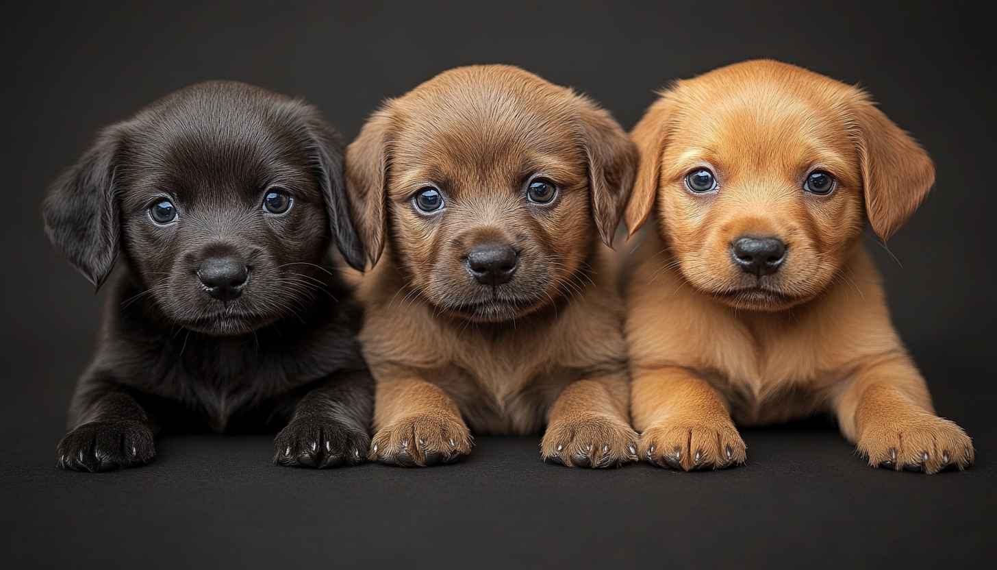 Cute Puppies Wallpaper - Labrador Retriever Puppies - 4K Mobile Background