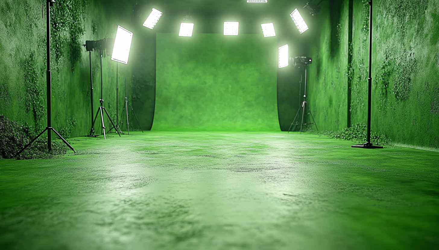 Green Screen Studio Backdrop 4K Wallpaper for Desktop Background Use ...
