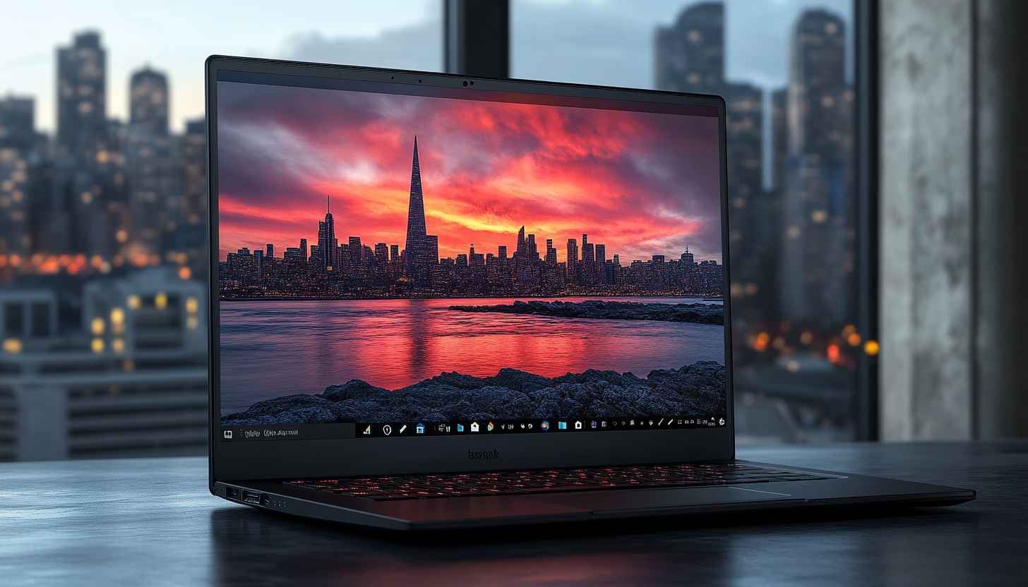 Sunset Cityscape Laptop Screen Wallpaper 4K Desktop Background