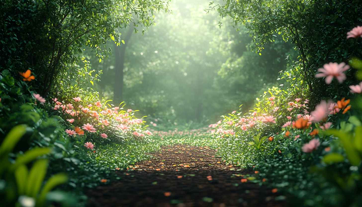Enchanted Forest Path 4K Desktop Background Free Mobile Wallpaper