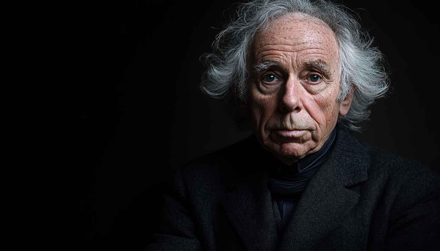 Terence Stamp Portrait 4K Desktop Background, Free Fine Art Wallpaper