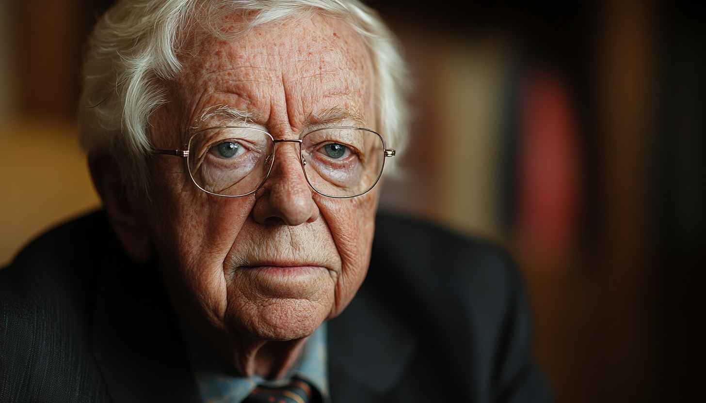 Close-up Senior Man Portrait Mobile Wallpaper, Free 4K Background