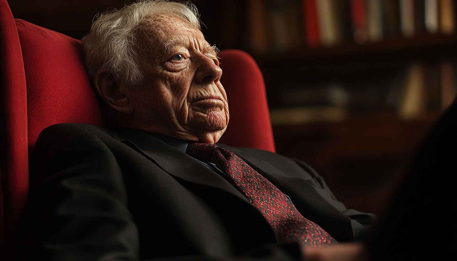 Jimmy Carter Portrait 4K Desktop Background Free Wallpaper