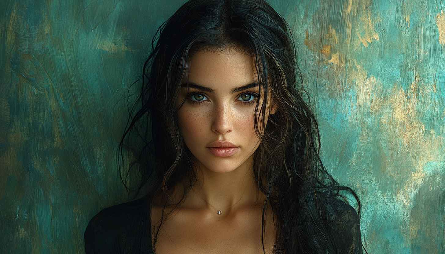 Beautiful Girl Portrait Wallpaper 4K Desktop Background Free Aesthetic Art