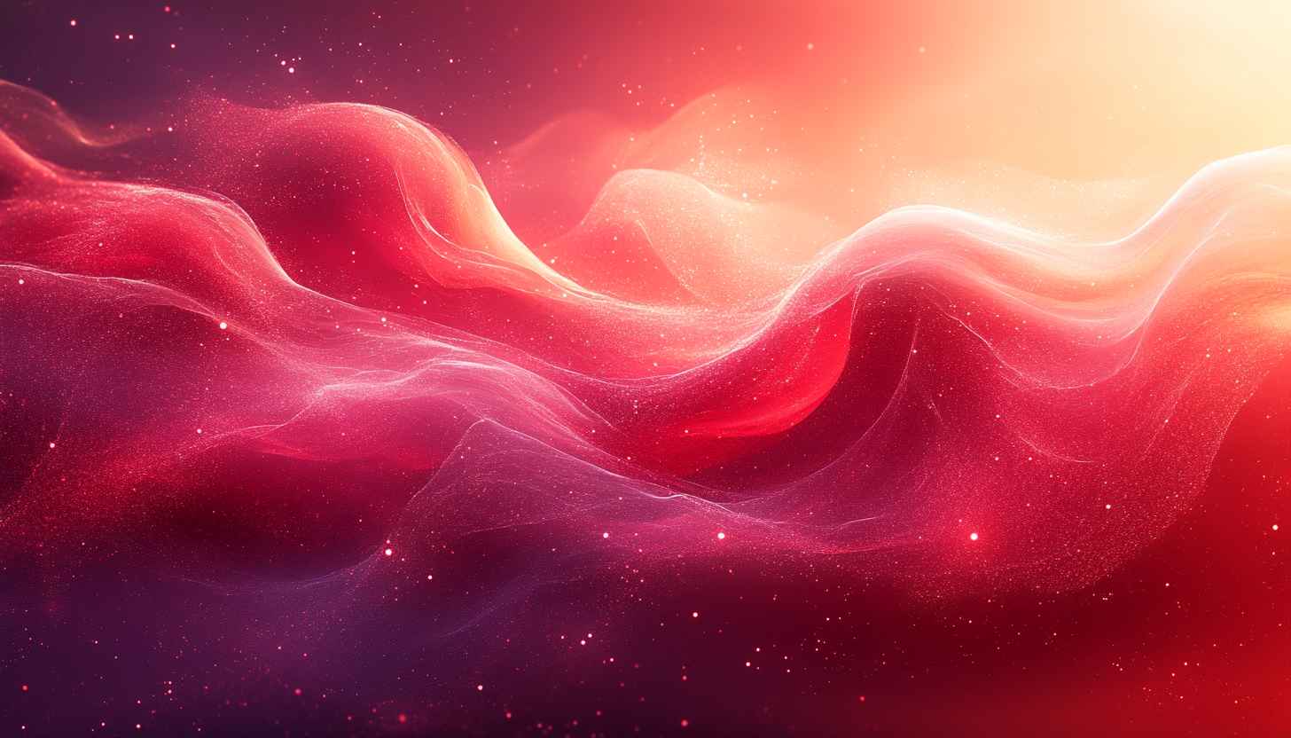 Abstract Red Glowing Nebula Wallpaper for Desktop Background and Mobile