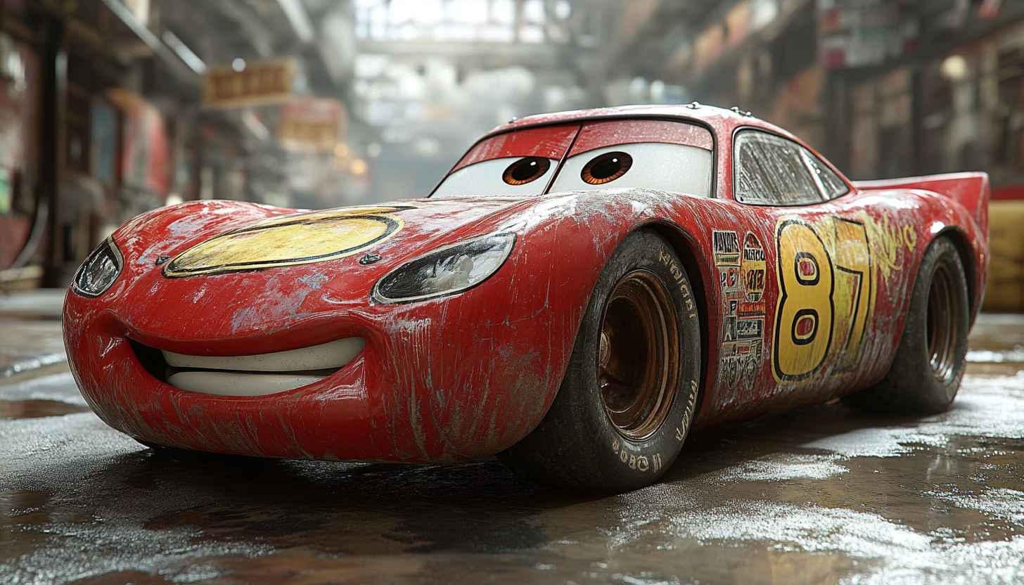 Lightning McQueen Cars Movie 4K Desktop Mobile Wallpaper