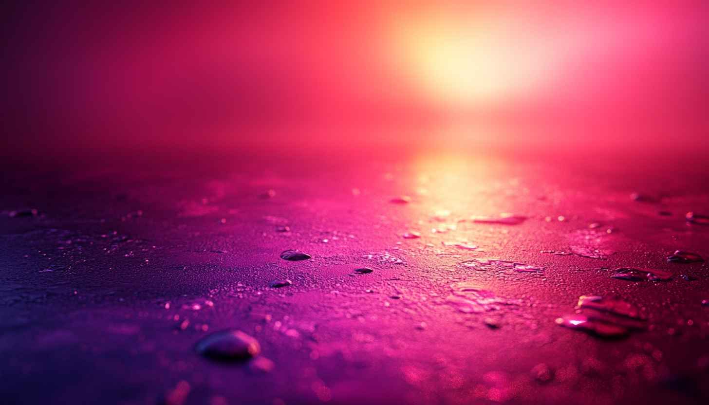 Abstract Pink Purple Water Droplets Wallpaper 4K Desktop Background