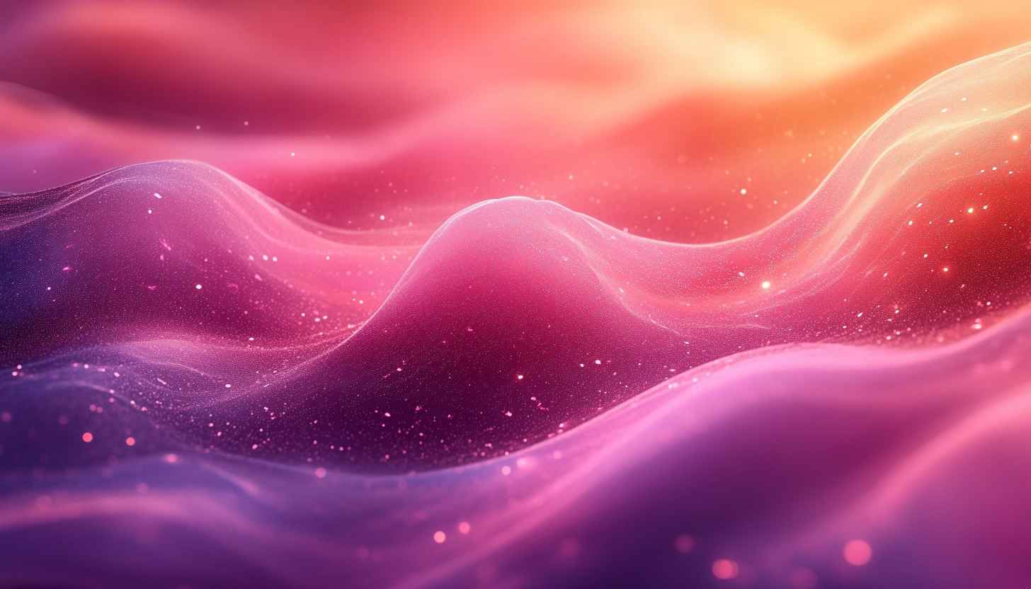 Aesthetic Pink Purple Waves Art 4K Mobile Wallpaper Background