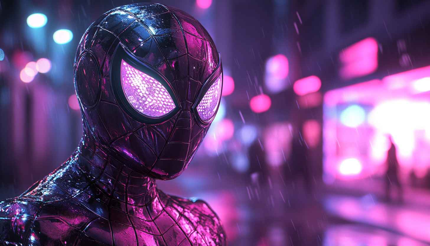 Miles Morales Spider-Man Into The Spider-Verse 4K Mobile Wallpaper