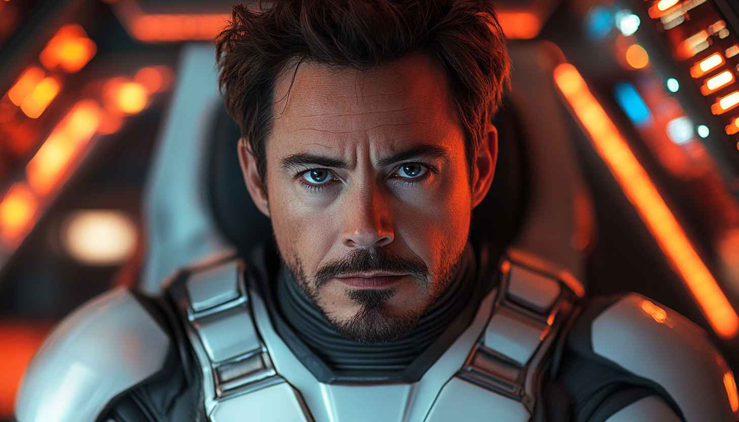 Iron Man Robert Downey Jr Wallpaper 4K Desktop Background Free