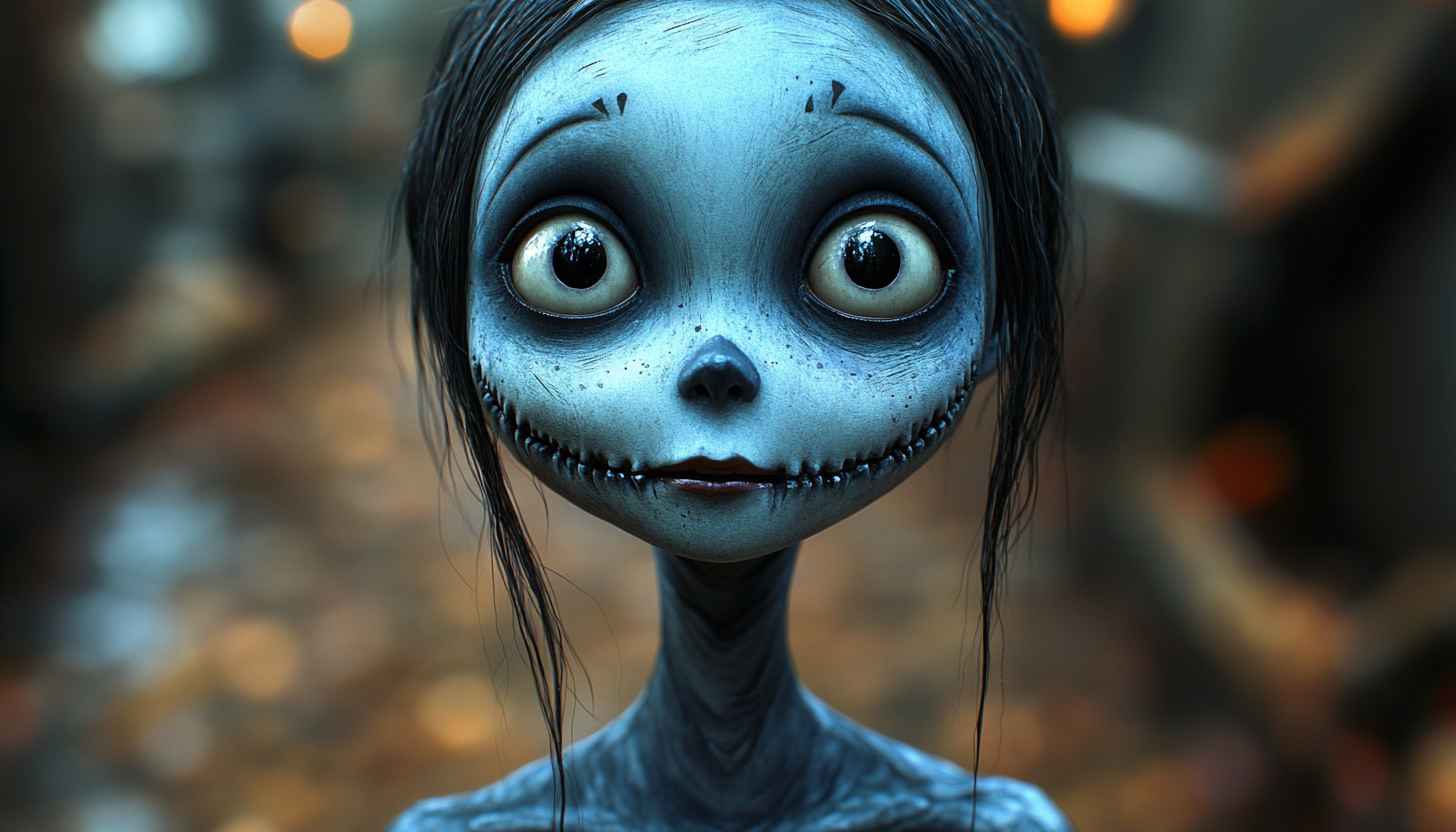 Corpse Bride Emily Wallpaper 4K Desktop and Mobile Background