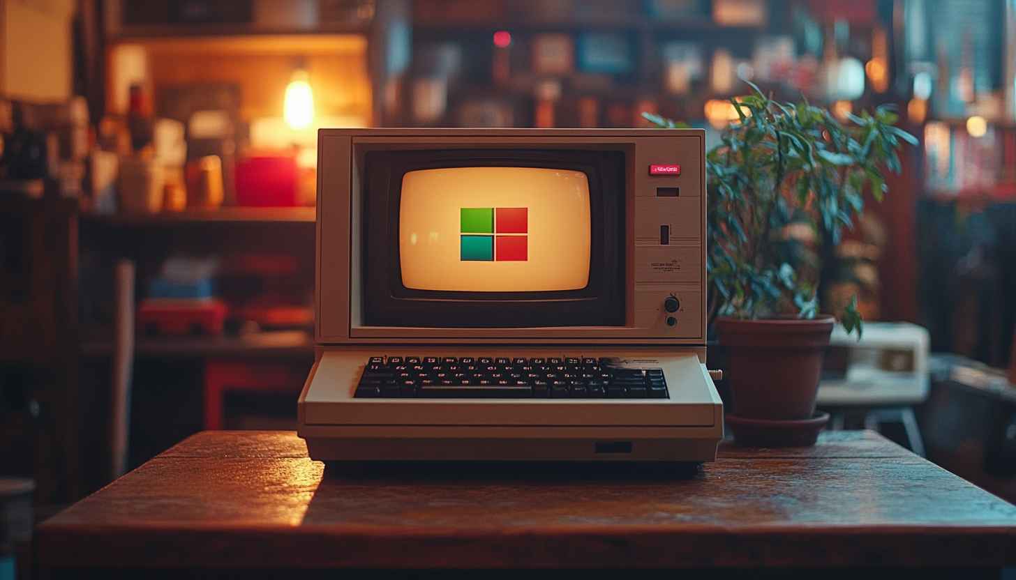 Retro PC Desktop Wallpaper Vintage Computer Aesthetic Free Backgrounds