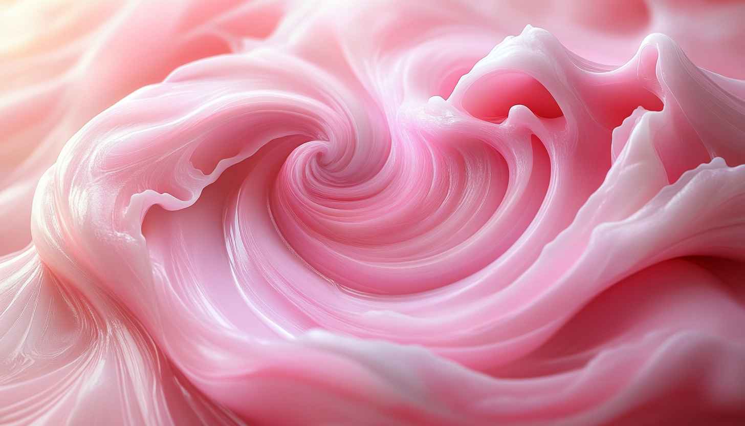 Pink Swirl Texture 4K Desktop Background, Creamy Smooth Mobile Wallpaper