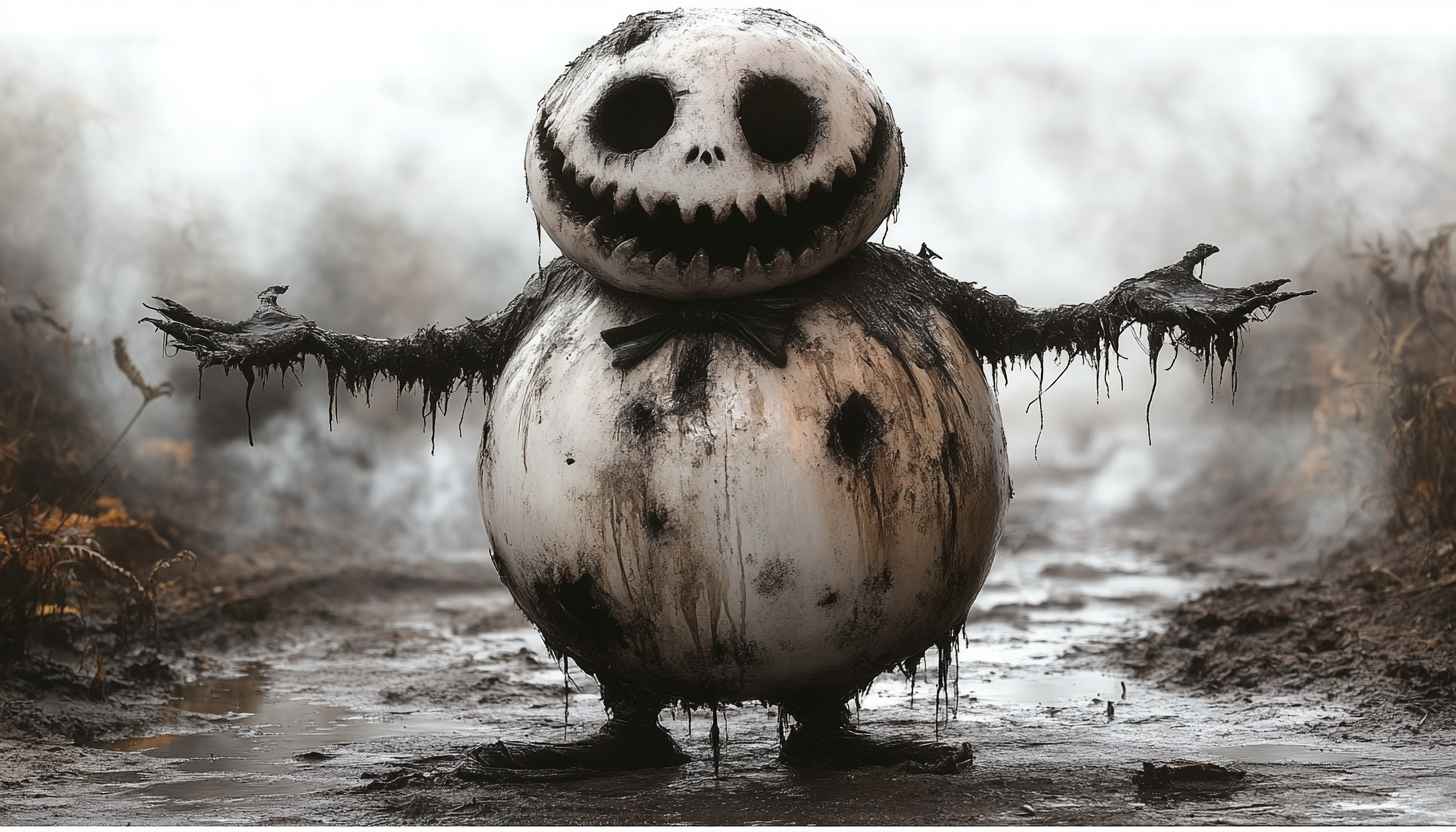 Creepy Halloween Monster 4K Desktop Wallpaper, Scary Festive Background
