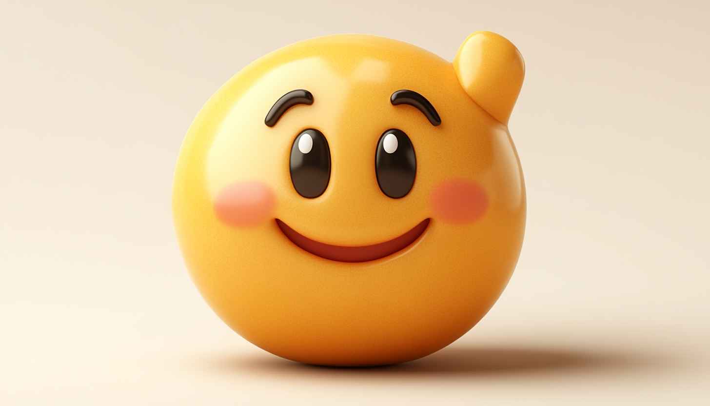 Cute Yellow Emoji Mobile Wallpaper, 4K Desktop Background Free