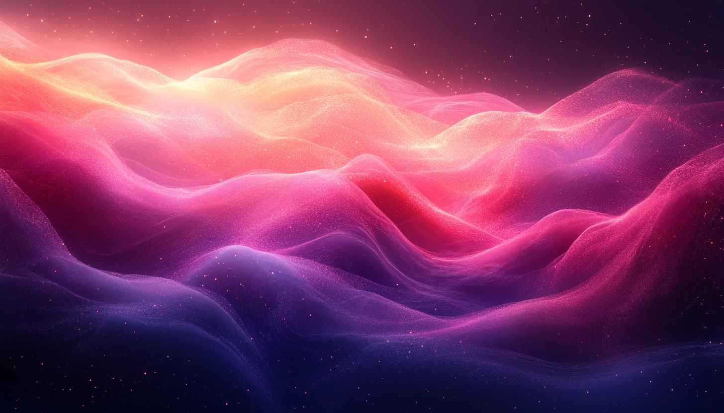 Abstract Pink Purple Nebula 4K Desktop Background Mobile Wallpaper